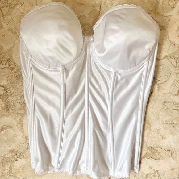 Va Bien 36 C Strapless Bridal Corset Multi Hook Customizable Shaping Long Torso - Picture 5 of 15